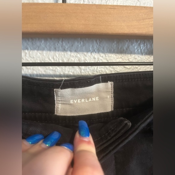 Everlane the way high canvas shorts in black - Picture 3 of 6